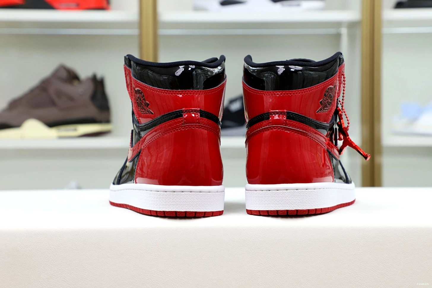 1 BRED PATENT OG AIR HIGH JORDAN 1001